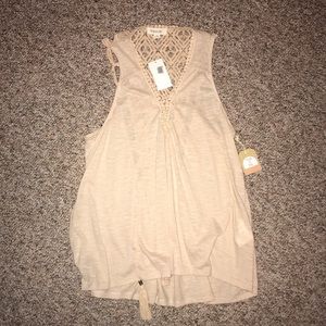Taylor & Sage cream tank top